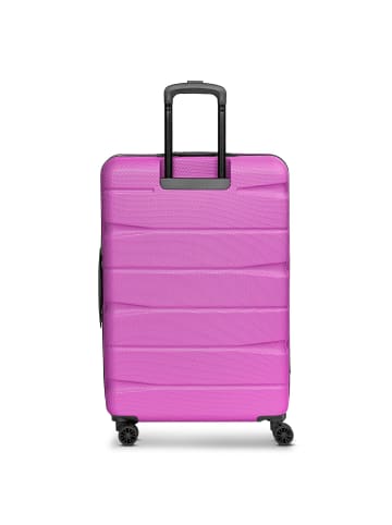 Franky Munich 4.0 4 Rollen Trolley L 76 cm mit Dehnfalte in pink dull