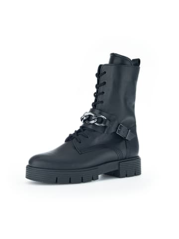 Gabor Comfort Biker- / Combat Boot in Schwarz