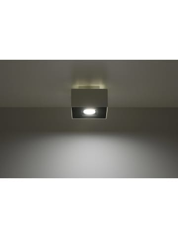 Nice Lamps Deckenleuchte HYDRA 1  in weiss H 11cm