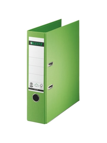 Leitz Ordner Pappe A4 180 Grad 80mm hellgrün