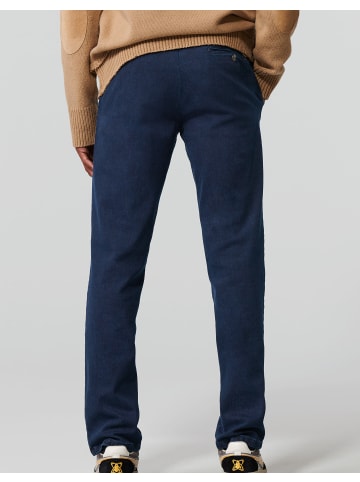 Meyer Chino-Hose Baumwoll-Lyocell Denim in Dark-Blue