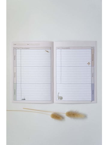 leevje Hausaufgabenheft "Dino" in multicolored