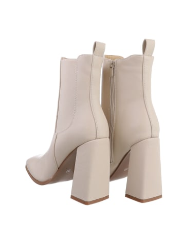 Ital-Design Stiefelette in Beige