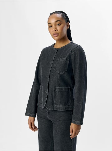 Object Jeansjacke in Dark Grey Denim