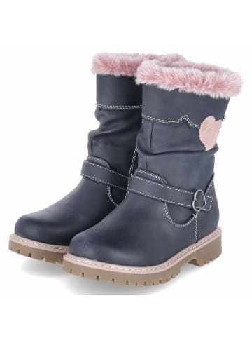 Indigo Schlupfstiefel in blau