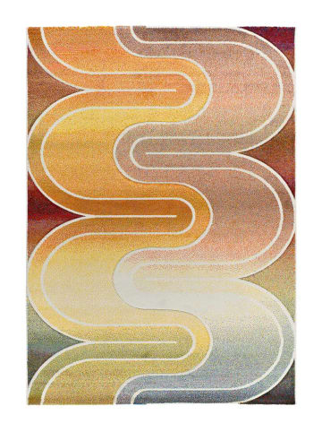 Atticgo Kurzflor-Teppich SYBIL in mehrfarbig