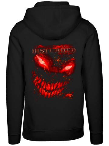 F4NT4STIC Hoodie Disturbed Heavy Metal Splat Face in schwarz