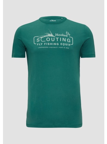 s.Oliver T-Shirt in 67D1_petrol