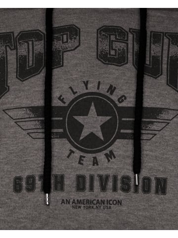 TOP GUN Hoodie TG20212102 in anthrazit