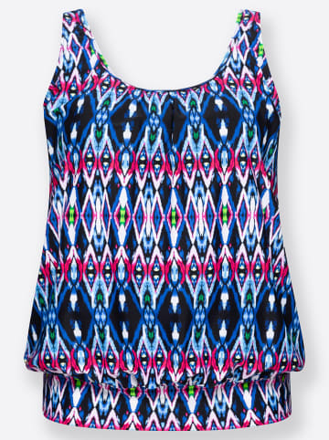 WITT WEIDEN Tankini-Oberteil in marine-bedruckt