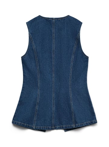 Vero Moda Jeansweste in Dark Blue Denim