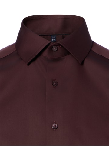 OLYMP Hemd in aubergine - 0002