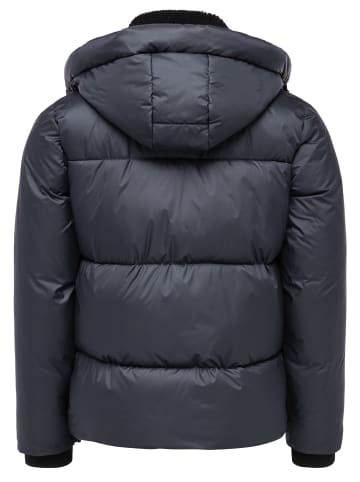Humy Winterjacke mit Kapuze in Navy