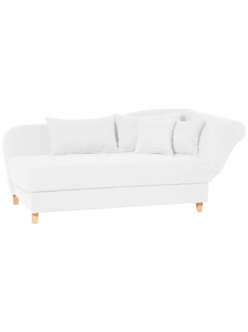 others RECAMIERE mit Armteil rechts klappbar Katia Veloursstoff Buche/creme