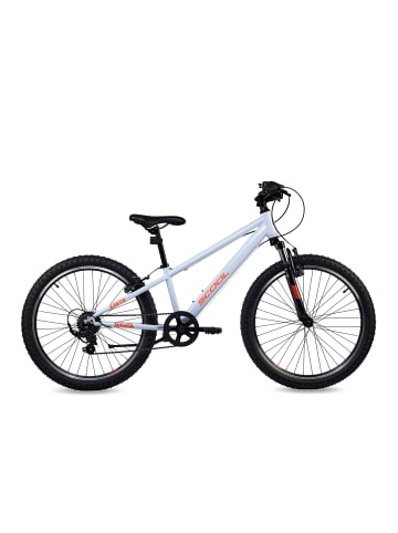 S'COOL Kinderfahrrad - Xroc 24 Zoll 6-Gang | ab 8 Jahre - Light Grey/Light Orange