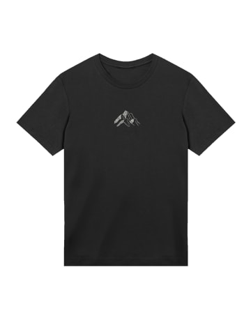 F4NT4STIC T-Shirt Mountain Berge Natur V2 in schwarz