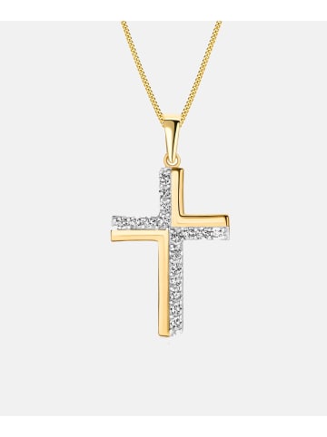 Diamant L'éternel Halskette aus 585 Gelbgold