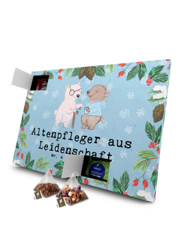 Mr. & Mrs. Panda Advents-Teekalender Altenpfleger Leidenschaft m... in Eisblau