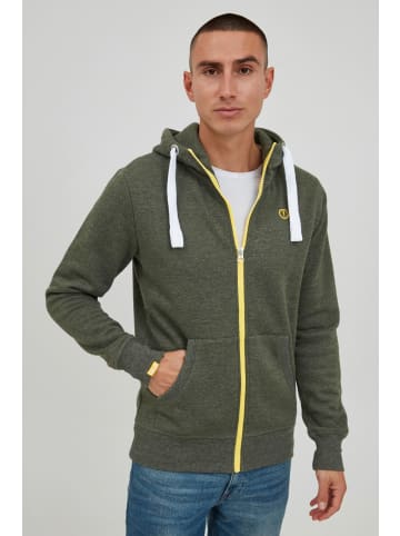 !SOLID Kapuzensweatjacke SDBenn High Neck Zip-Hoodie in Grün