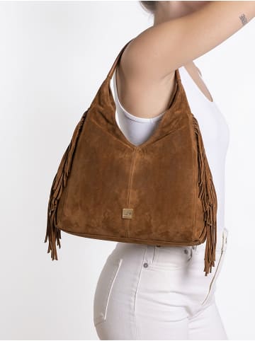 Marc Ellis Schultertasche in COGNAC