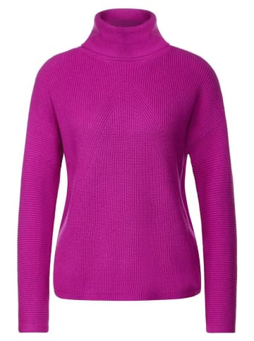 Street One Pullover in purple cozy pink