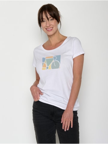 GreenBomb Loves Bike Window in Weiß