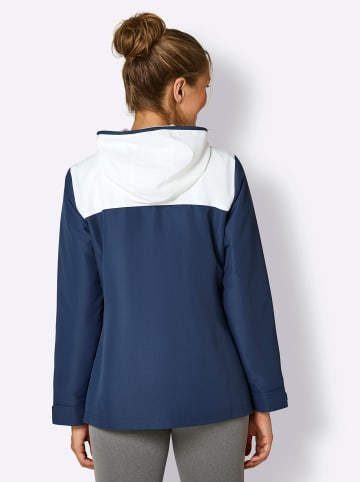 WITT WEIDEN Funktionsjacke in dunkelblau-weiß