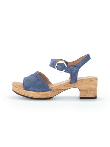 Gabor Plateau Sandalen in blau