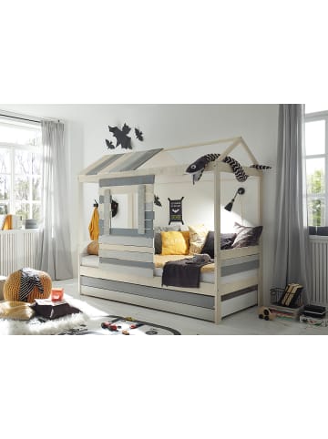 home24 Massiver Bettkasten Okraa in Grau