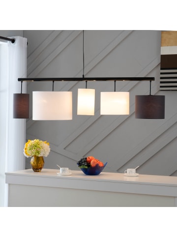 home24 Pendelleuchte Kamia II in Weiß