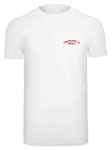Mister Tee Mister Tee Herren Giuseppe's Pizzeria Tee in white