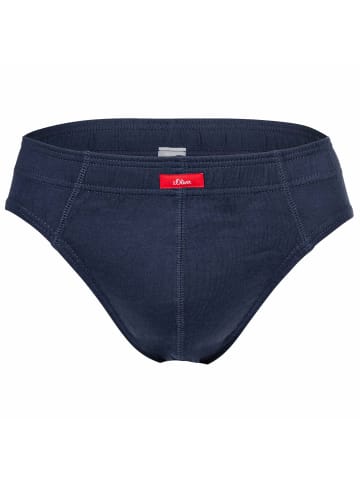 S. Oliver Slip 7er Pack in Schwarz/Blau/Weiß