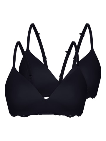 Sassa 2er Pack Soft-BH Einlage in Schwarz