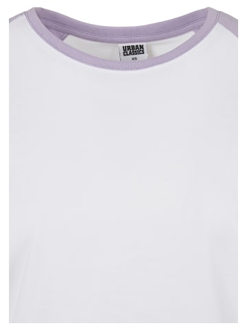 Urban Classics T-Shirt in white/lilac