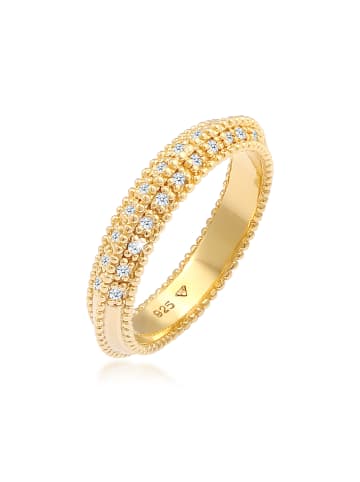 Elli DIAMONDS  Ring 925 Sterling Silber Verlobungsring in Gold