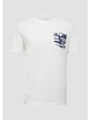 s.Oliver T-Shirt in 01D2_weiß