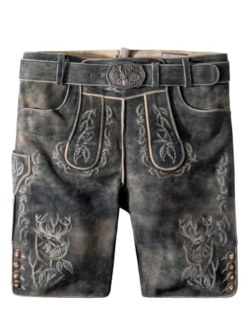 Stockerpoint Stockerpoint Trachtenlederhose Lee in grau gespeckt