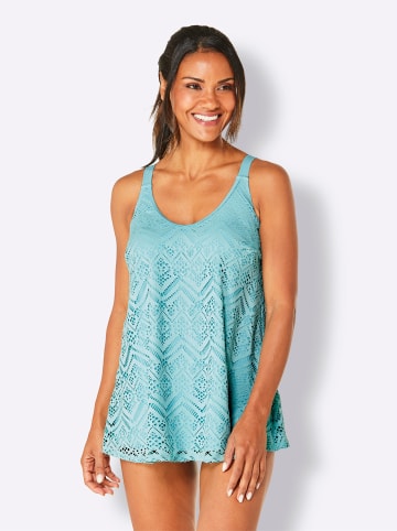 WITT WEIDEN Oversized-Tankini-Top in aquamarin