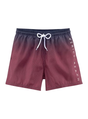 Venice Beach Badeshorts in marine-bordeaux