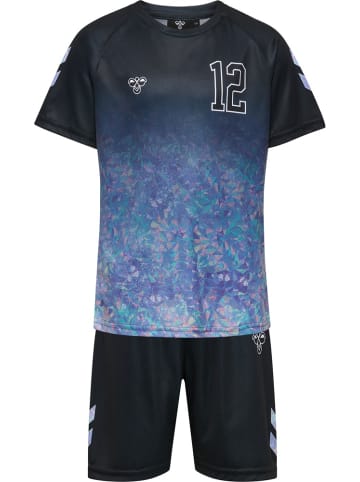Hummel Kinder Trainingsanzug "Hmlshimmer Set" in Schwarz