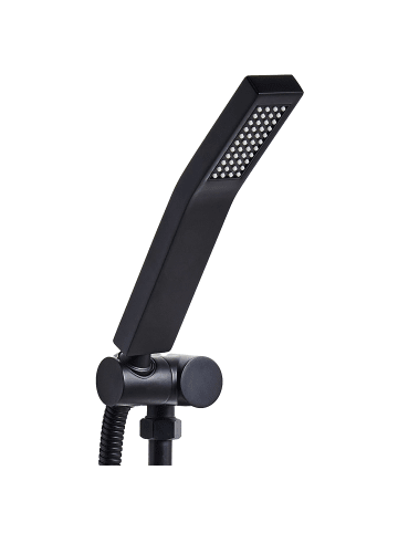 Beliani Wannenarmaturen AMBORO in Schwarz - (W) 3.5 x (H) 20 x (L) 1.5 cm
