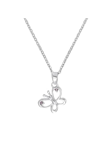 Amor Kette mit Anhänger Silber 925, rhodiniert in Silber