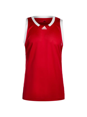 adidas Performance Basketballtrikot Icon Squad in rot / weiß