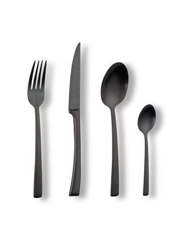 Echtwerk 16 tlg. Set Tafelbesteck "Avelino" in Schwarz