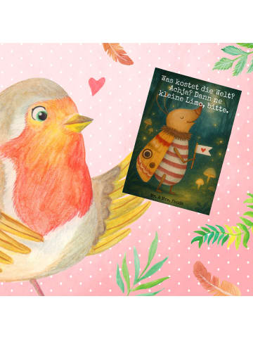 Mr. & Mrs. Panda Grußkarte Nachtfalter Fähnchen Design mit Spruch in Weiß