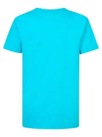 Petrol Industries T-Shirt mit Aufdruck Driftwave in Blau