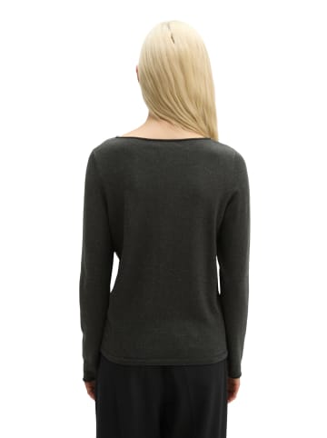 Marc O'Polo Feinstrick-Pullover regular in Coal Grey Melange