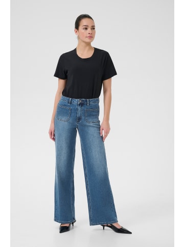 Kaffe Jeans KAbrook Regular fit in Medium Blue Denim