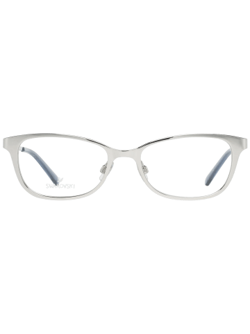 Swarovski Frauen Optische Fassungen Trapezförmig Silber