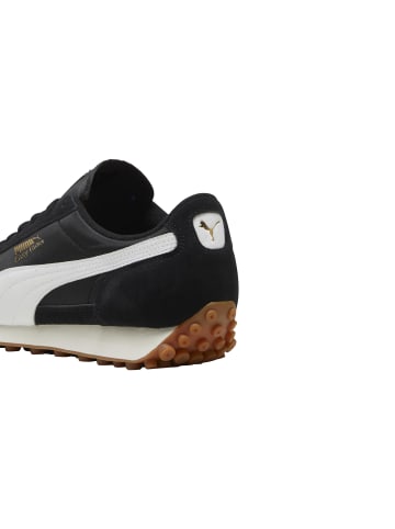 Puma Easy Rider Vintage-Sneaker aus Leder Schwarz